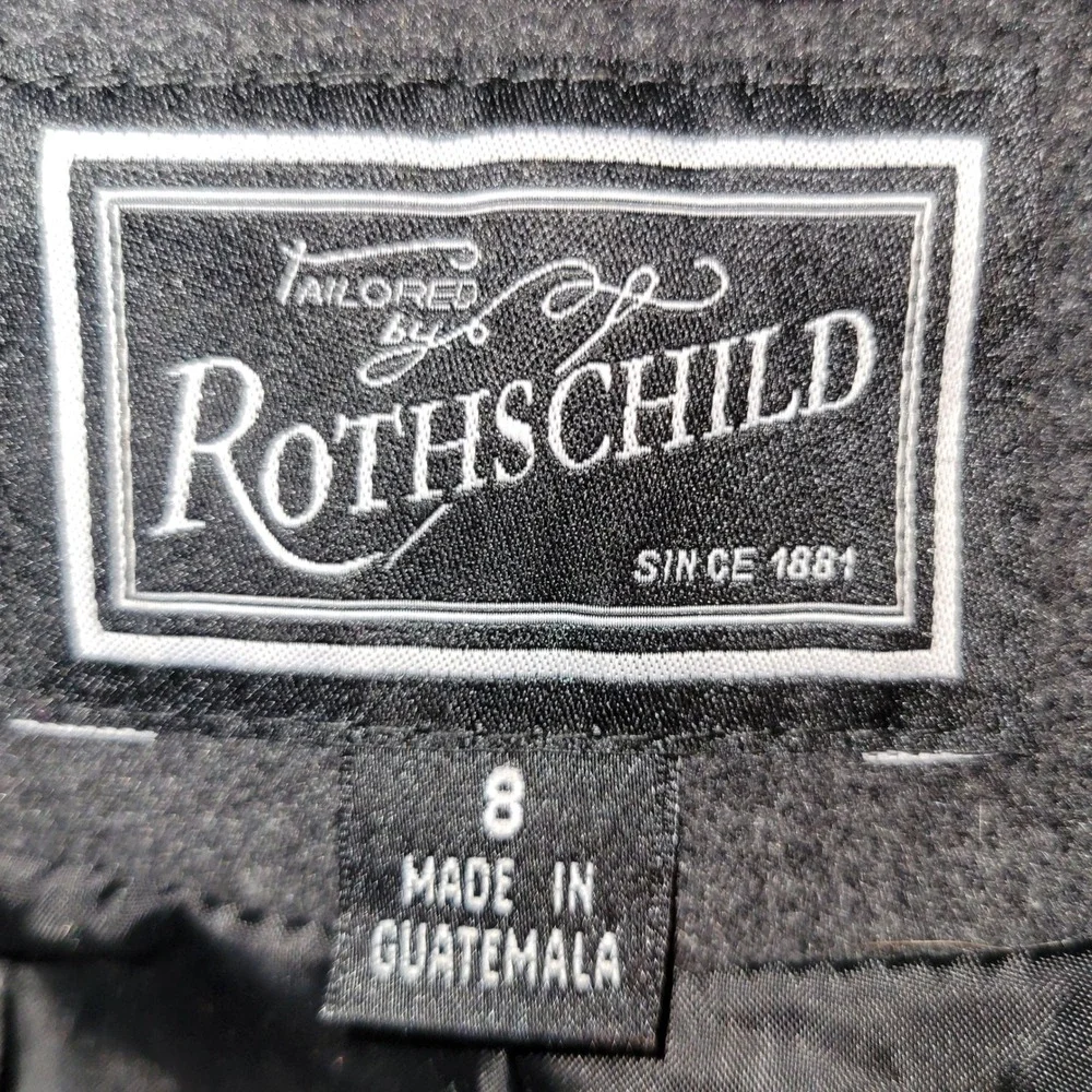 RARE....2013 Rothschild Grey Wool Blend Princess Coat w/ Faux‎ Mongolian Fur